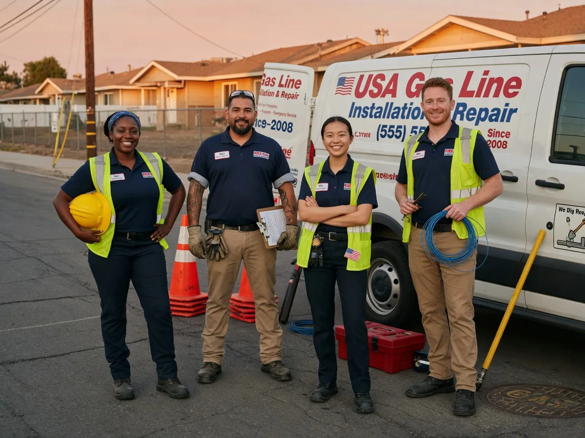 Gas Line Installation company in Vida, OR